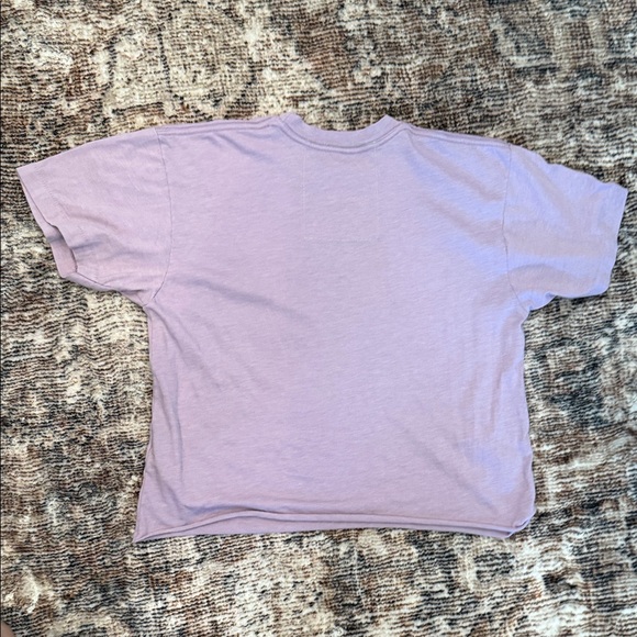 Aviator Nation Logo Boyfriend Tee in Purple - Picture 5 of 5